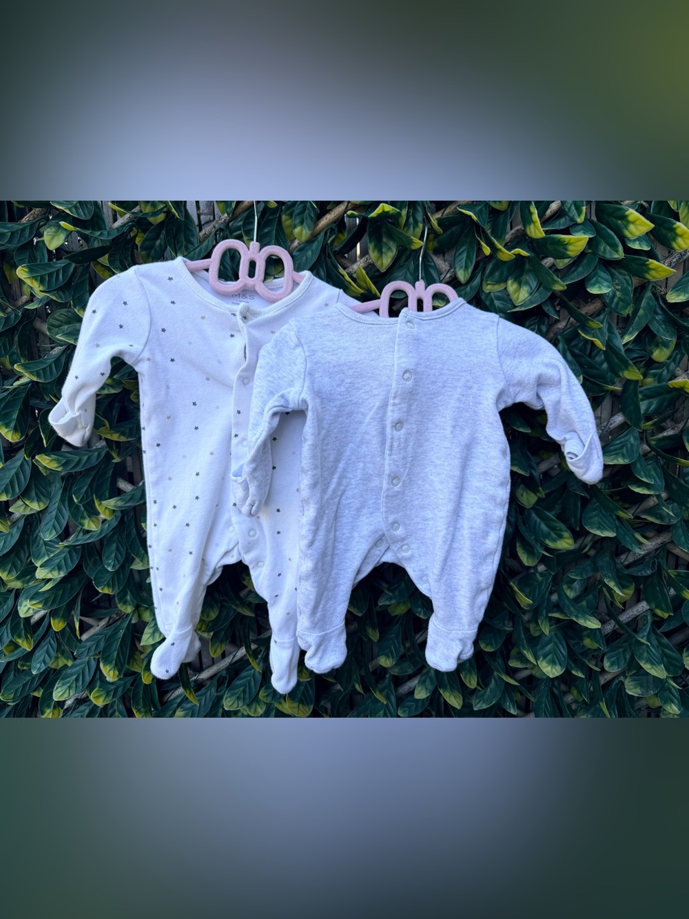 10/$25 • Newborn Baby Cotton Footed‎ Snap Sleepers